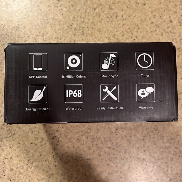 Brand New LED Underwater Pool Light w/ App Control 20W RGB Colorful Night Swim - Picture 13 of 16